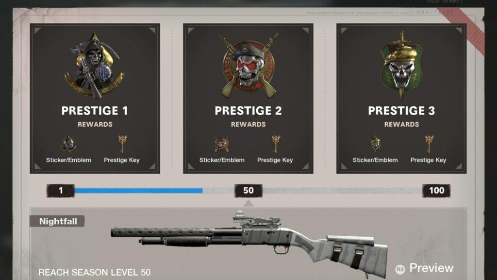 COD Black Ops Prestige Keys