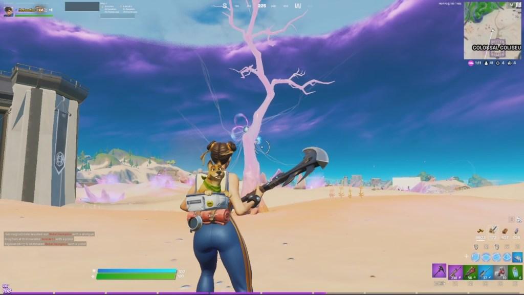 Fortnite Destroy Crystal Trees