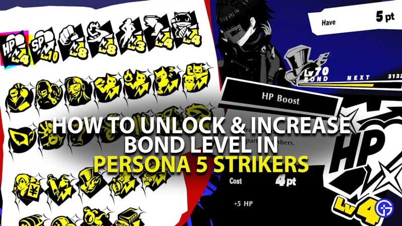 Persona 5 Strikers how to raise bond level