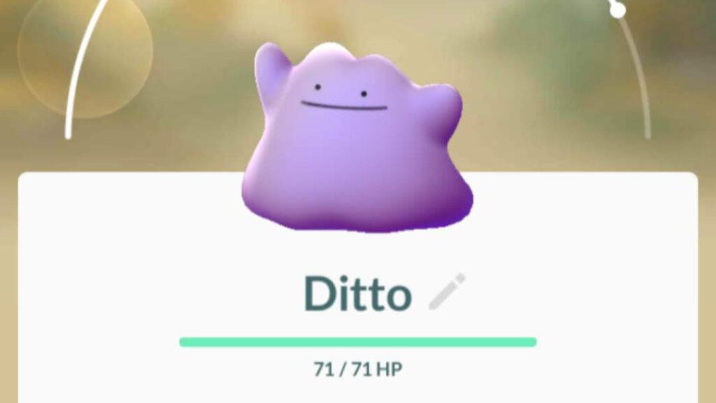 Pokemon GO shiny Ditto