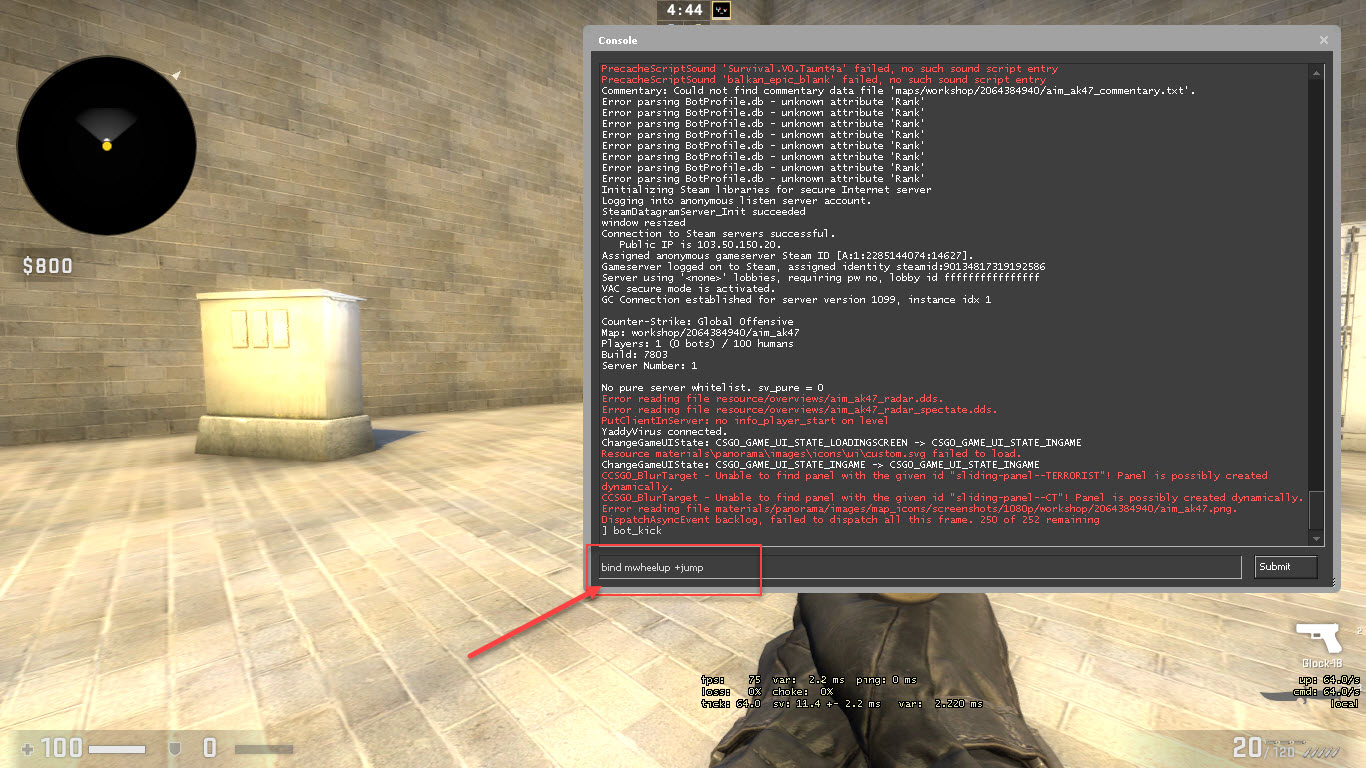 CSGO Bind Mouse Wheel to Jump