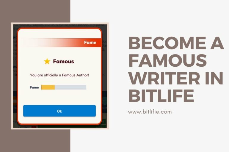 Famous Writer Guide in BitLife