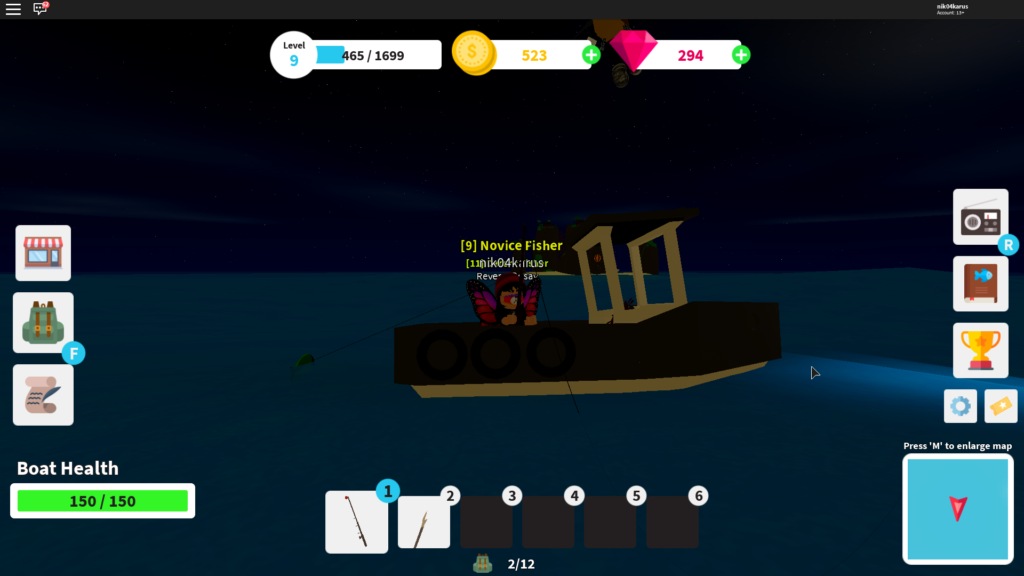 Fishing simulator roblox коды