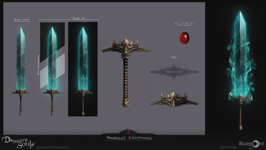 Demon's Soul Sword of Moonlight