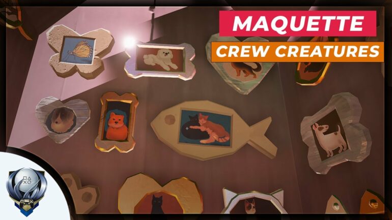 Maquette Crew Creature Trophy