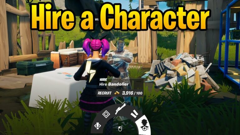 Hire a Character in Fortnite
