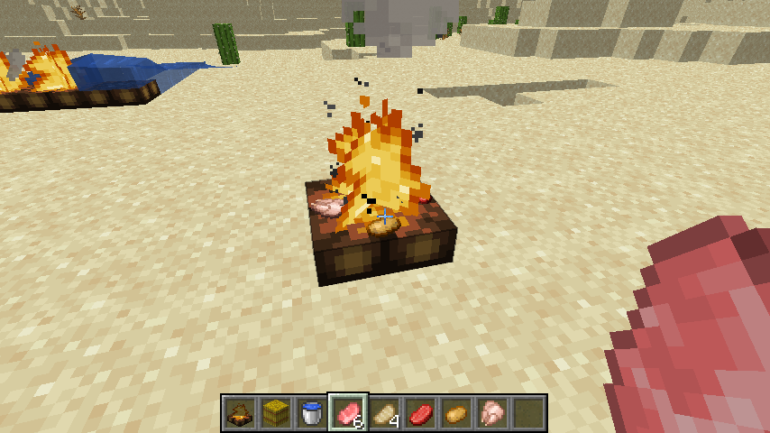 Minecraft Campfire Recipe: 4 easy steps to complete