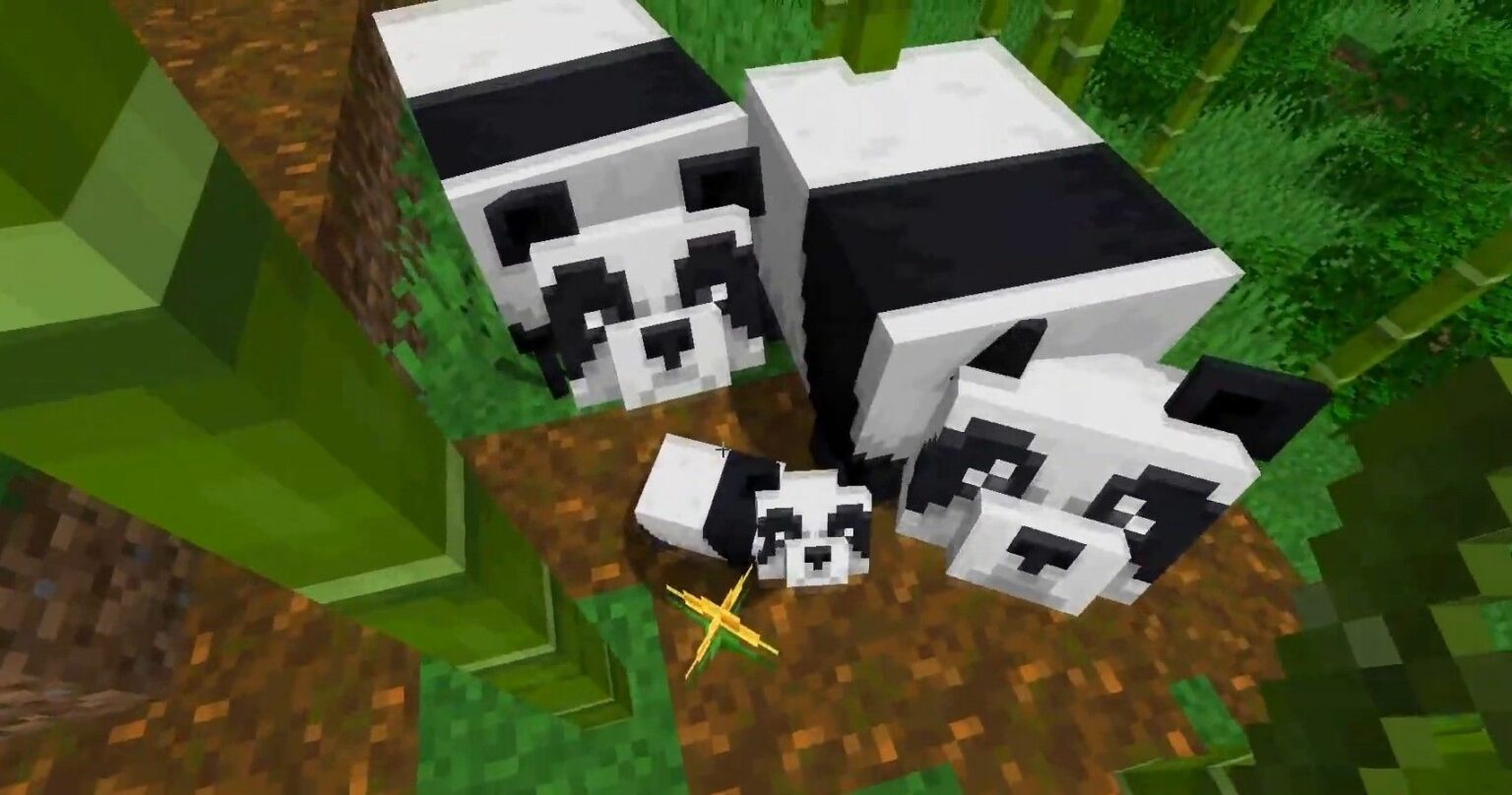 minecraft panda plush