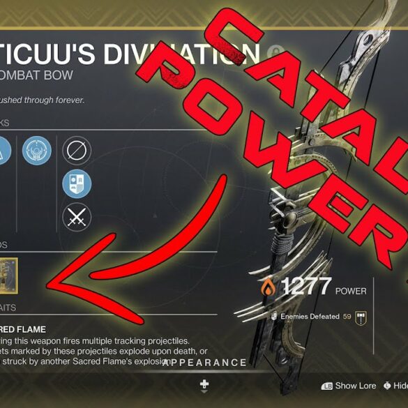 Destiny 2 Ticuu's Divination and Catalyst