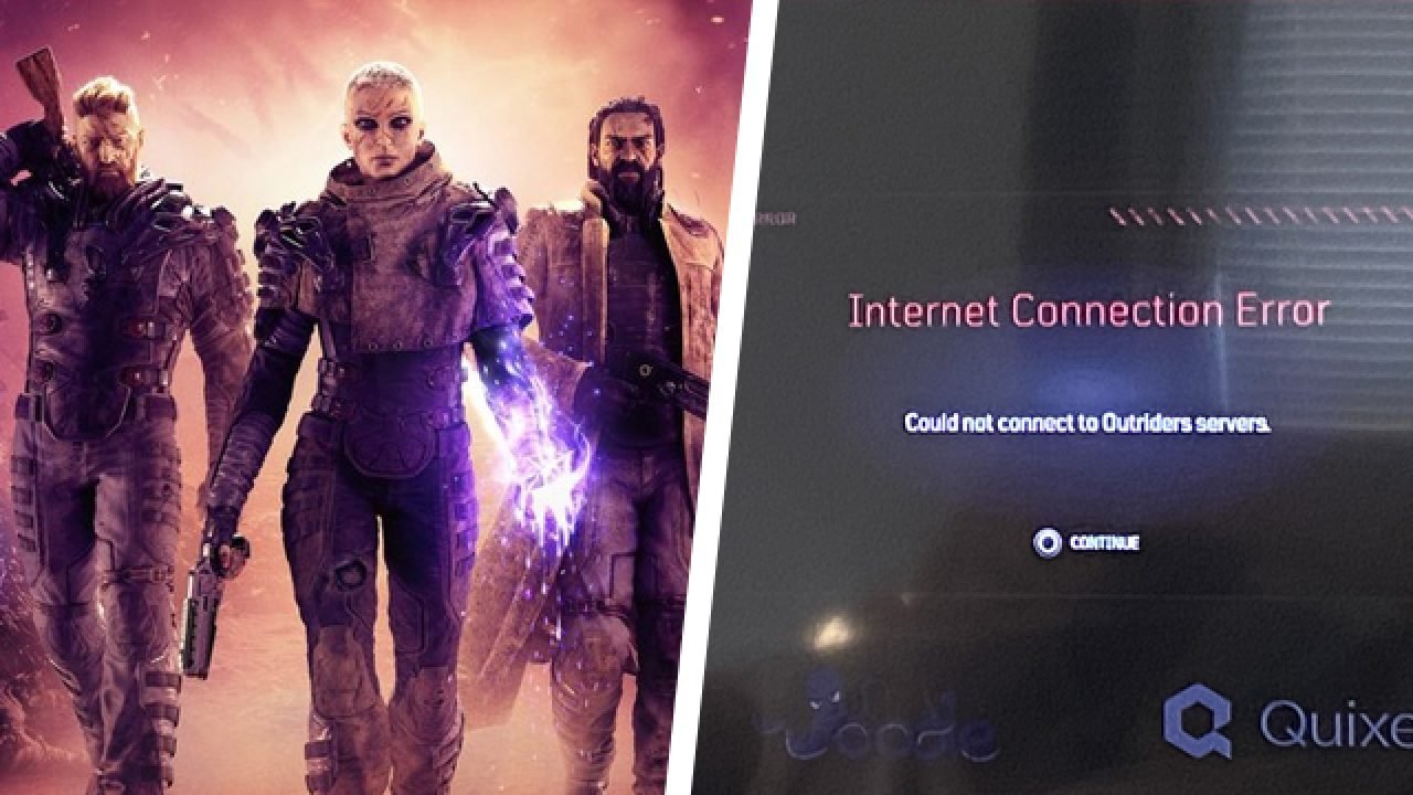 outriders internet connection error