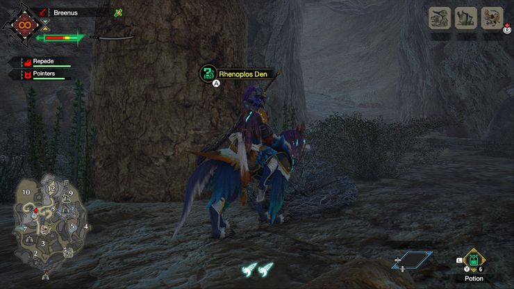 Monster Hunter Rise Guide to find Rhenoplos Eggs