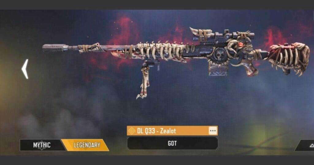 Call of Duty Mobile Mythic Weapons