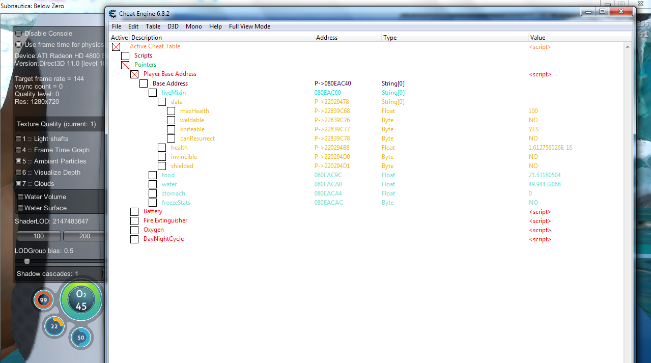 subnautica sub zero cheat