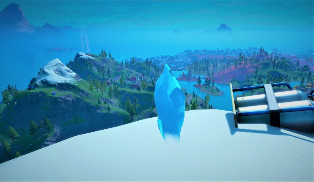 Where to Place a Spirit Crystal at the Tallest Mountain in Fortnite