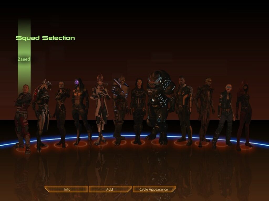 Mass Effect 2 Squad Loyalty