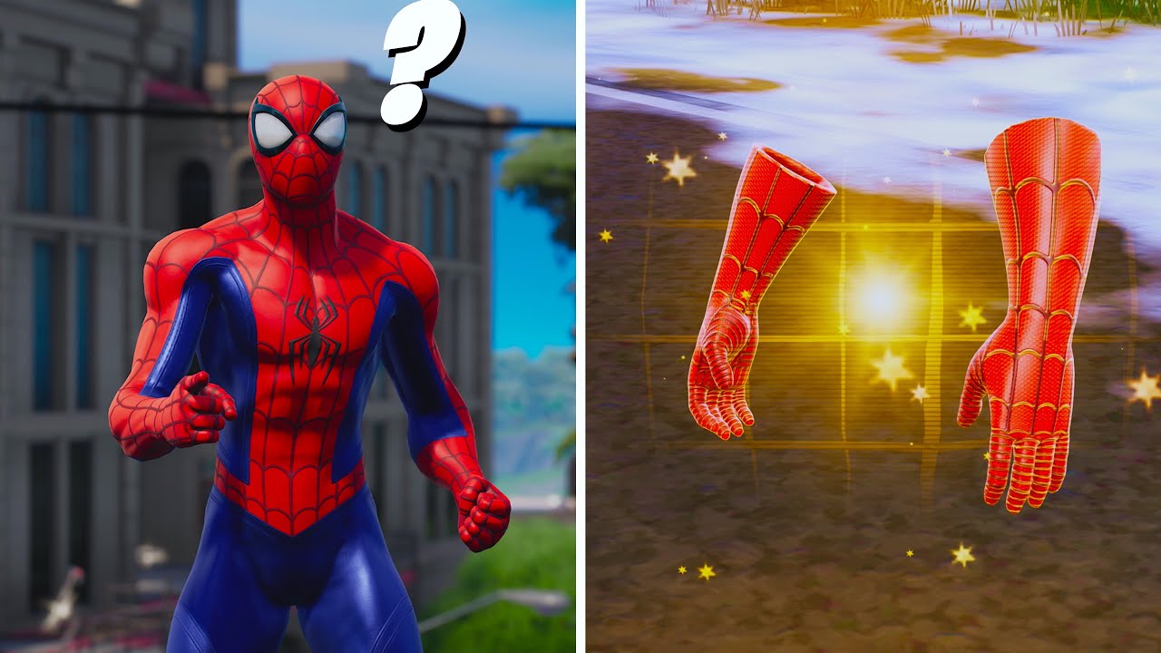 Fortnite Spiderman web shooters