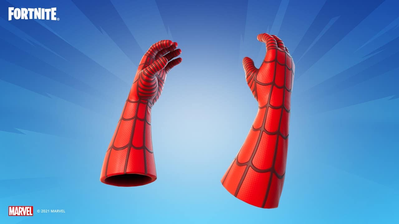 Spiderman web shooters in Fortnite