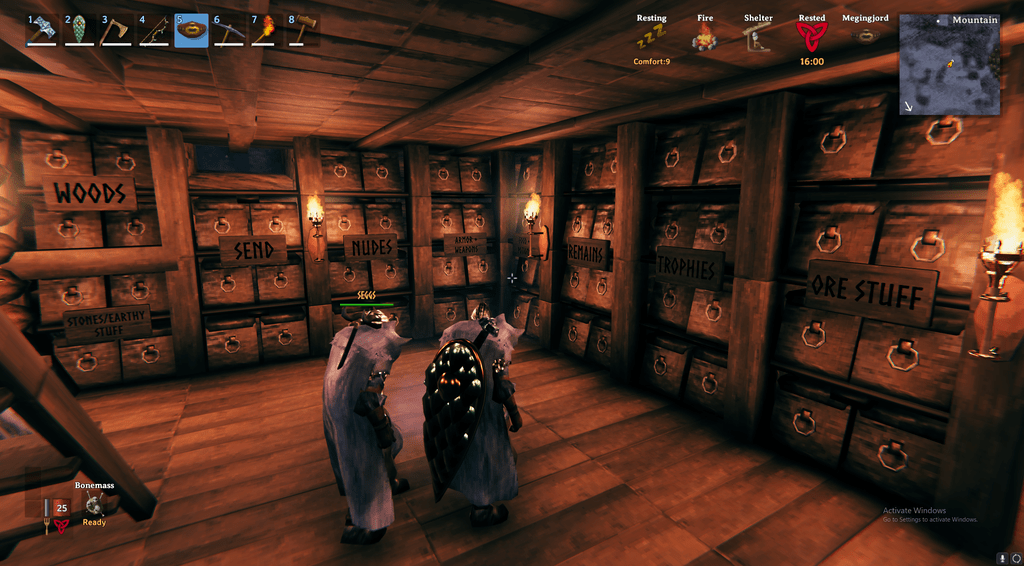 Valheim Build Storage room