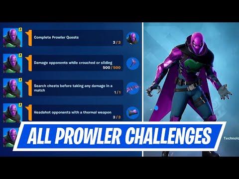 Fortnite Prowler Quests How to Unlock the Prowler Skin