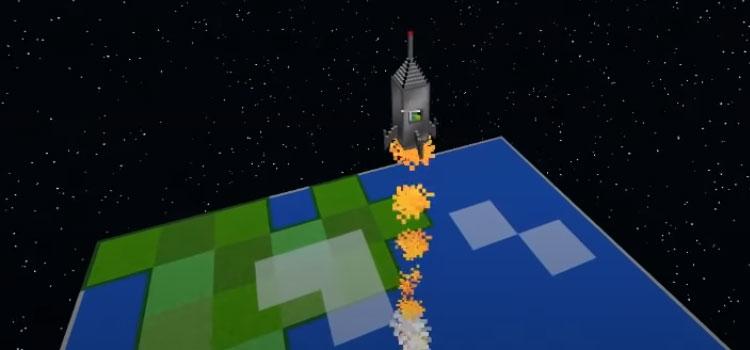 Minecraft Guide to Make a Working Rocket