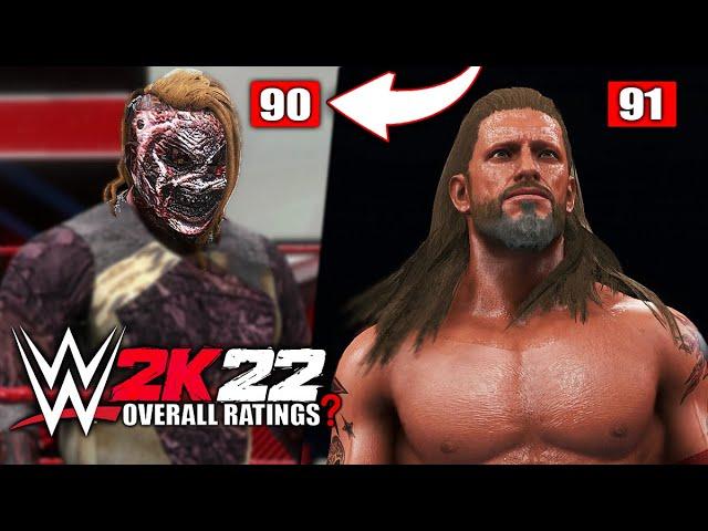 The Highest Rated Wrestlers in WWE 2K22