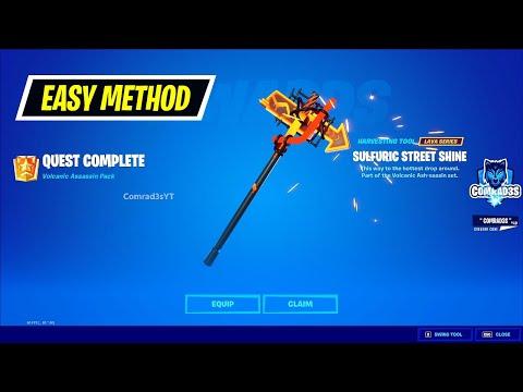 Fortnite Unlock Sulfuric Street Shine Pickaxe